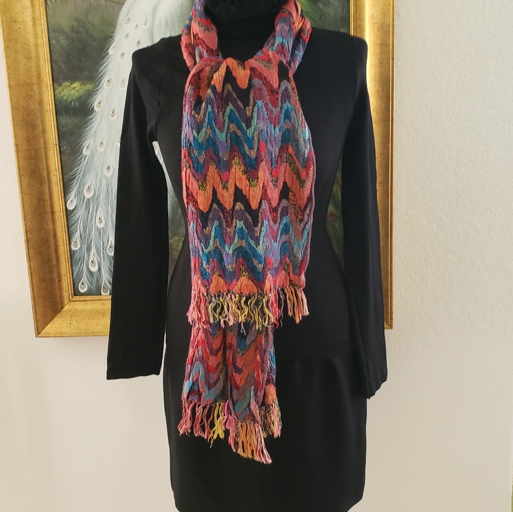 Eyeful Multi Colored Scarf